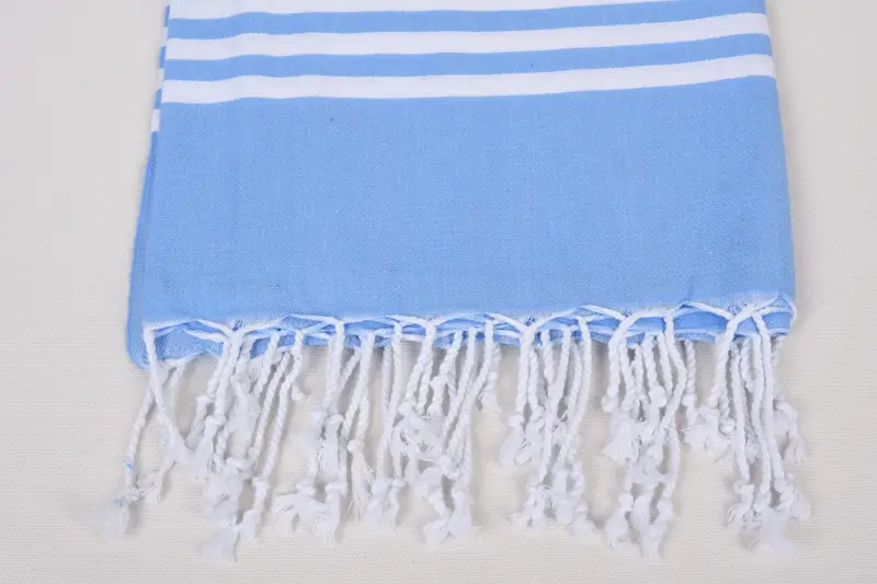 Gift For Wedding Day, Bridesmaid Proposal Gift, Fouta towel, 70x40 Cotton Striped Towel, Housewarming Gift, Custom Wedding Gifts, Luxury Beach Towel - 3
