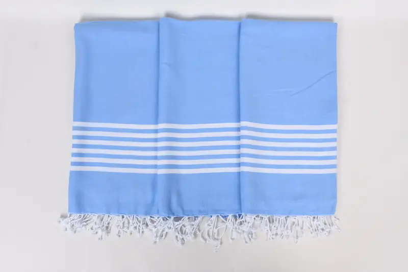 Gift For Wedding Day, Bridesmaid Proposal Gift, Fouta towel, 70x40 Cotton Striped Towel, Housewarming Gift, Custom Wedding Gifts, Luxury Beach Towel - 7