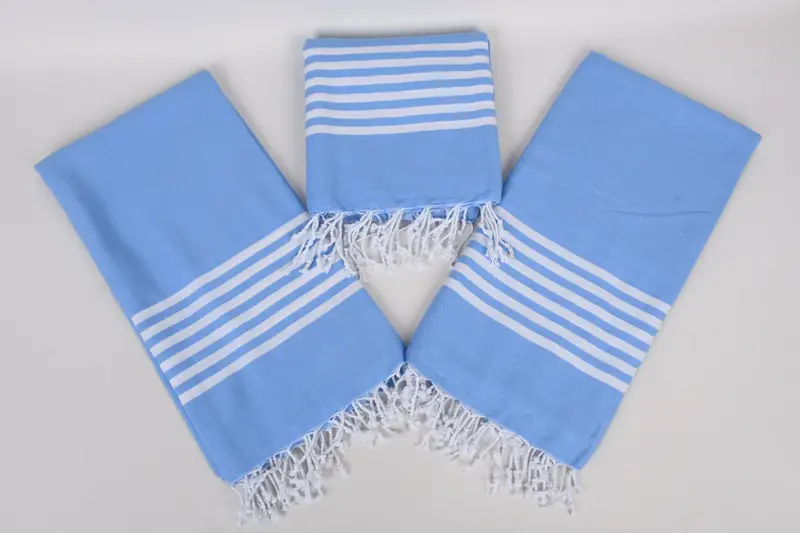 Gift For Wedding Day, Bridesmaid Proposal Gift, Fouta towel, 70x40 Cotton Striped Towel, Housewarming Gift, Custom Wedding Gifts, Luxury Beach Towel - 6