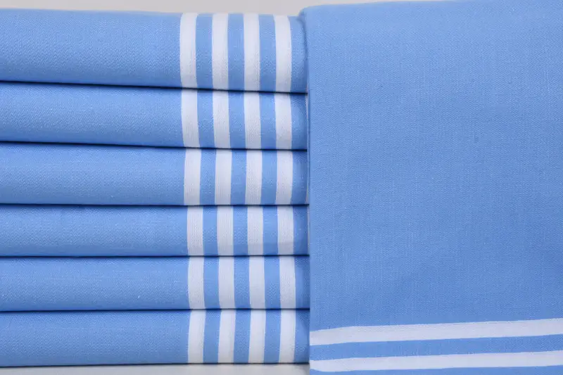 Gift For Wedding Day, Bridesmaid Proposal Gift, Fouta towel, 70x40 Cotton Striped Towel, Housewarming Gift, Custom Wedding Gifts, Luxury Beach Towel - 1