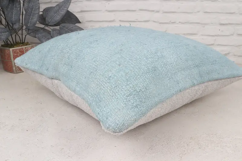 Pillow for Sofa, Decorative Throw Pillow Case, Interior Designer Pillow, 20x20 Gray Pillow Sham, Vintage Kilim Pillow, Pillow Sham - 7