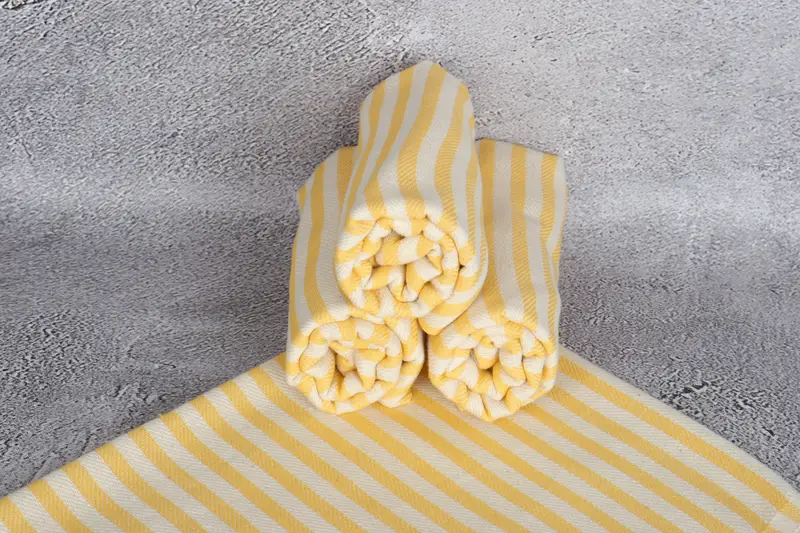 40x18 Cotton Striped Towel, Embroidery Towel, Guest Towel, Wedding Favors, Wedding Gift, Spa Towel, Bridesmaid Gifts, Valentines Day Gift Idea - 7