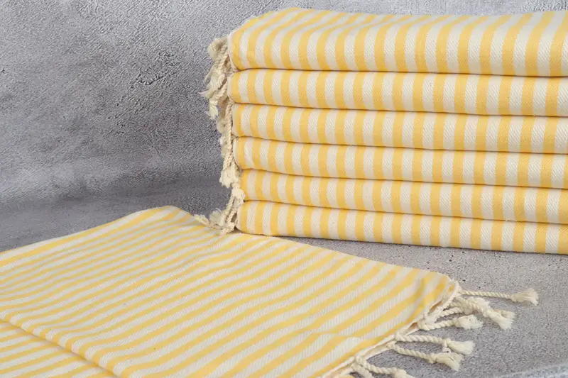 40x18 Cotton Striped Towel, Embroidery Towel, Guest Towel, Wedding Favors, Wedding Gift, Spa Towel, Bridesmaid Gifts, Valentines Day Gift Idea - 2