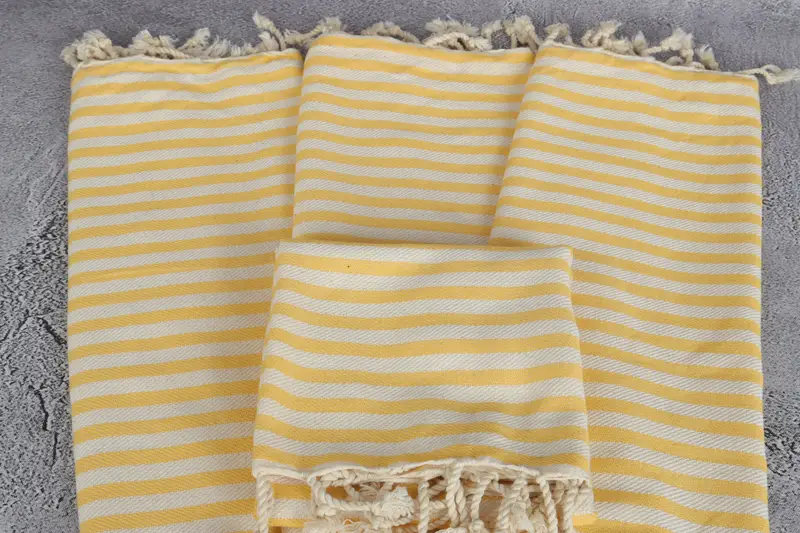 40x18 Cotton Striped Towel, Embroidery Towel, Guest Towel, Wedding Favors, Wedding Gift, Spa Towel, Bridesmaid Gifts, Valentines Day Gift Idea - 4