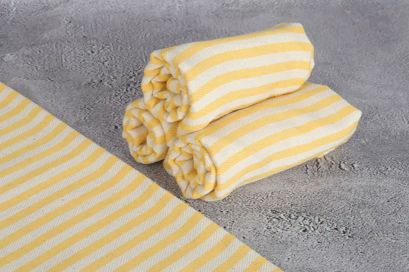 40x18 Cotton Striped Towel, Embroidery Towel, Guest Towel, Wedding Favors, Wedding Gift, Spa Towel, Bridesmaid Gifts, Valentines Day Gift Idea - 8