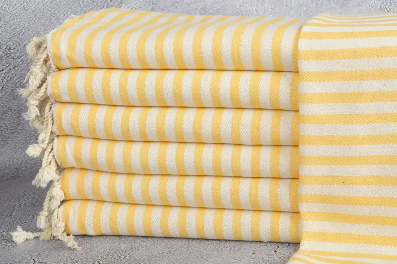 40x18 Cotton Striped Towel, Embroidery Towel, Guest Towel, Wedding Favors, Wedding Gift, Spa Towel, Bridesmaid Gifts, Valentines Day Gift Idea - 1