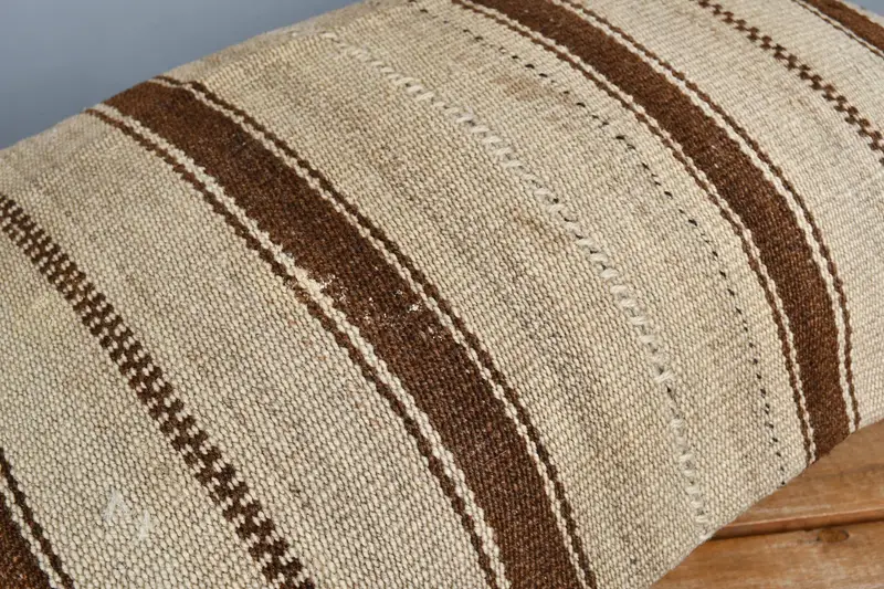 Aztec Cushion, Pillow for Couch, Interior Designer Pillow, Vintage Kilim Throw Pillow, Pillow, 16x24 Beige Pillow, Ethnic Throw Pillow Sham - 3