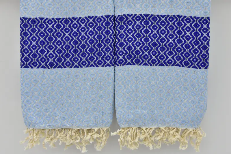 Halloween Gifts, Personalized Towel, 70x40 Cotton Striped Towel, Organic Turkish towel, Personalized Turkish Towel, Beach Theme Wedding Gift - 4