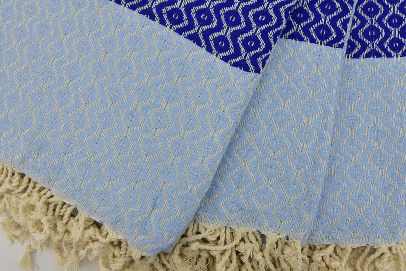 Halloween Gifts, Personalized Towel, 70x40 Cotton Striped Towel, Organic Turkish towel, Personalized Turkish Towel, Beach Theme Wedding Gift - 5