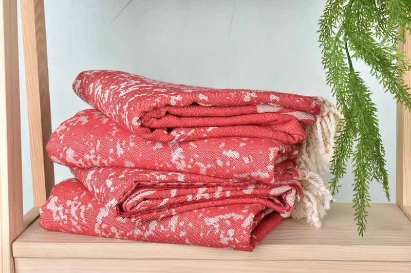 Lightweight Turkish towel, Peshtemal Towel, Gift For Coworker, Large Turkish Towel, 70x40 Cotton Carretta Patterned Towel, Bachelorette Party Items - 8