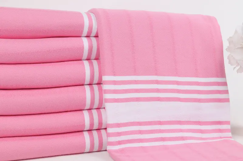 Bridal Gifts, Unique Wedding Gift, 70x40 Cotton Striped Towel, Quick-dry towel, Summer Gift, Wedding Favors, Guest Towel, Turkish Beach Towel Bulk - 2