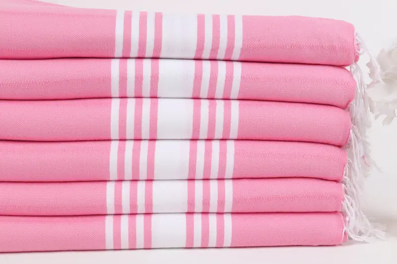 Bridal Gifts, Unique Wedding Gift, 70x40 Cotton Striped Towel, Quick-dry towel, Summer Gift, Wedding Favors, Guest Towel, Turkish Beach Towel Bulk - 3