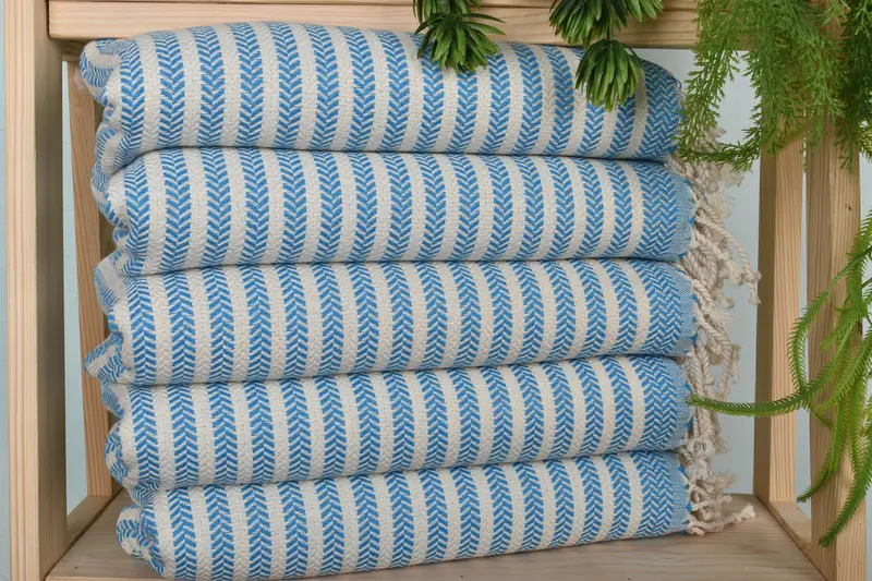 40x18 Cotton Chevron Towel, Home Decor Gifts, Monogrammed Hand Towel, Personalized Kitchen Towel, Bridesmaid Gifts Personalized, Custom Hand Towel - 1