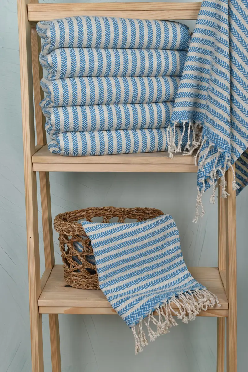 40x18 Cotton Chevron Towel, Home Decor Gifts, Monogrammed Hand Towel, Personalized Kitchen Towel, Bridesmaid Gifts Personalized, Custom Hand Towel - 3