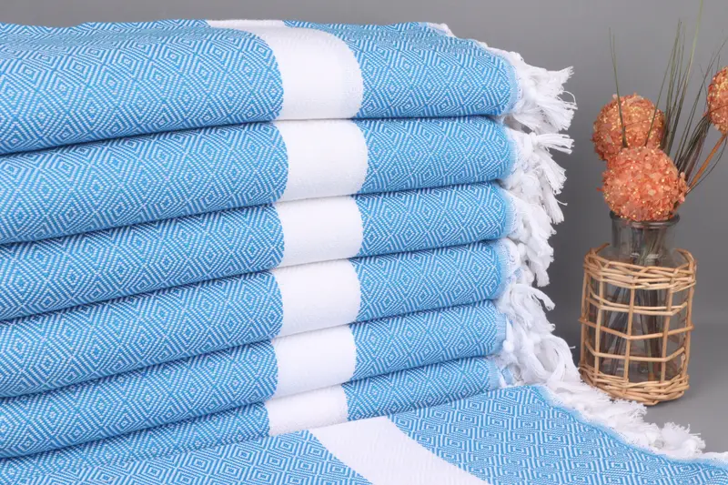 Personalized Monogram Royal Blue Beach Towel, 40x71 Inches