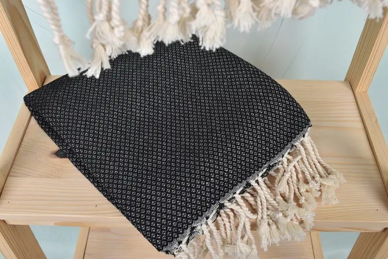 64x38 Cotton Geometric Towel, Gym Towel, Beach Towel Gift, Bridal Shower Favors, Turkish Towel USA, Home Gift, Custom Wedding Gift From Bridesmaid - 5