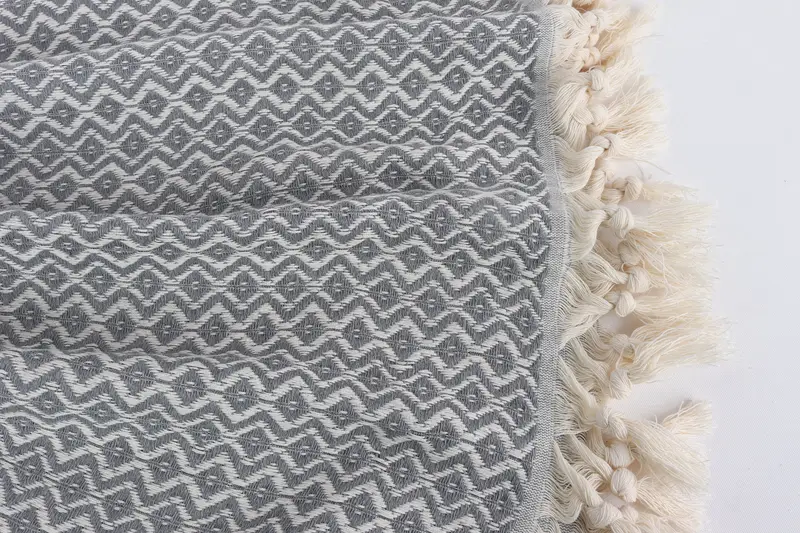 Employee Gifts, Handmade Gift, Turkish Towel USA, Bridesmaid Gifts, 70x40 Cotton Diamond Towel, Turkish Towel Bulk, Spa Towel, Oversized Beach Towel - 8