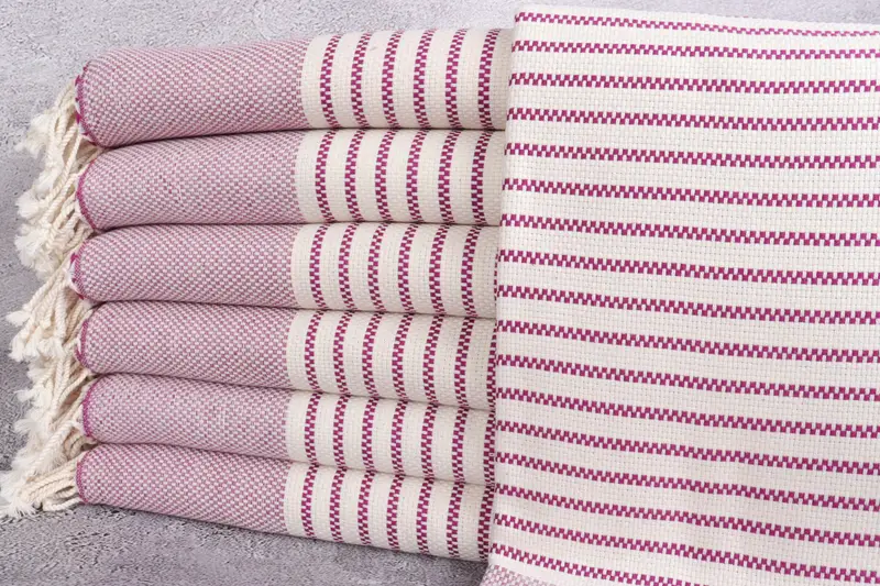 Wedding Gift Towels, Personalized Turkish Towel, Beige, 40x75 Inches