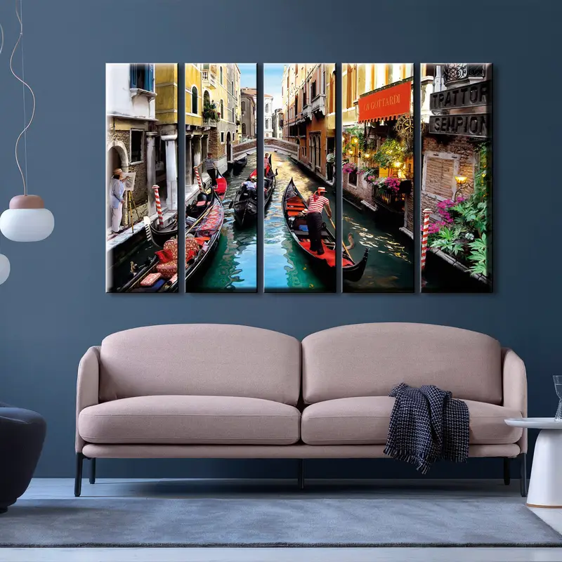 Venice Wall Art, Italy Wall Decor, Canvas Wall Art, Landscape Wall Decor, Living Room Wall Art, Home Decor, Kitchen Wall Decor, Office Decor - 2