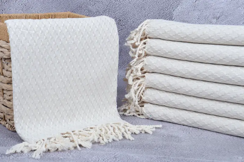 Luxury towel, Turkish bath towel, Quick-dry peshtemal, Memorial Gift, Bachelor Towel, 68x40 Cotton Geometric Towel, Extra large Turkish bath towel - 3