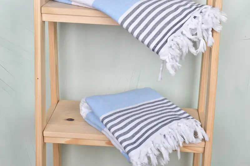 Luxury Turkish beach towel for summer vacation, Home Gift, Monogram Turkish Towel, Summer Gift, 68x36 Cotton Striped Terry Towel, Beach towel - 5