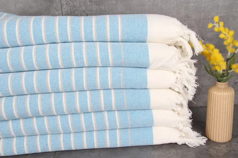 Spa Towel, Gift For Boyfriend, Small Bath Towels, Bridesmaid Gifts, 36x18 Cotton Striped Terry Towel, Bachelorette Party Decorations, Kitchen Towel - 1