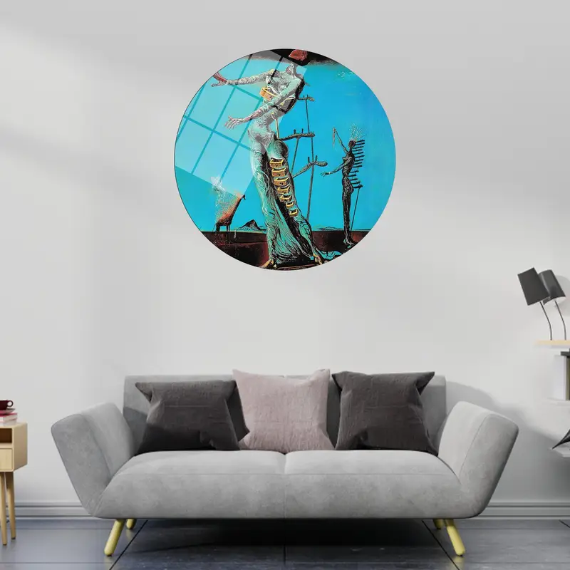 Dali Giraffe Canvas: Surreal Art, Elegant Decor, Unique Print
