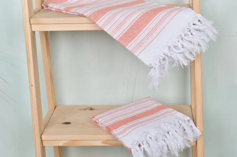 Valentines Day Gift, Luxury Beach Towel, Monogram Turkish Towel, Best Beach Towel, 68x32 Cotton Striped Towel, Bachelor Bachelorette Party Favors - 5