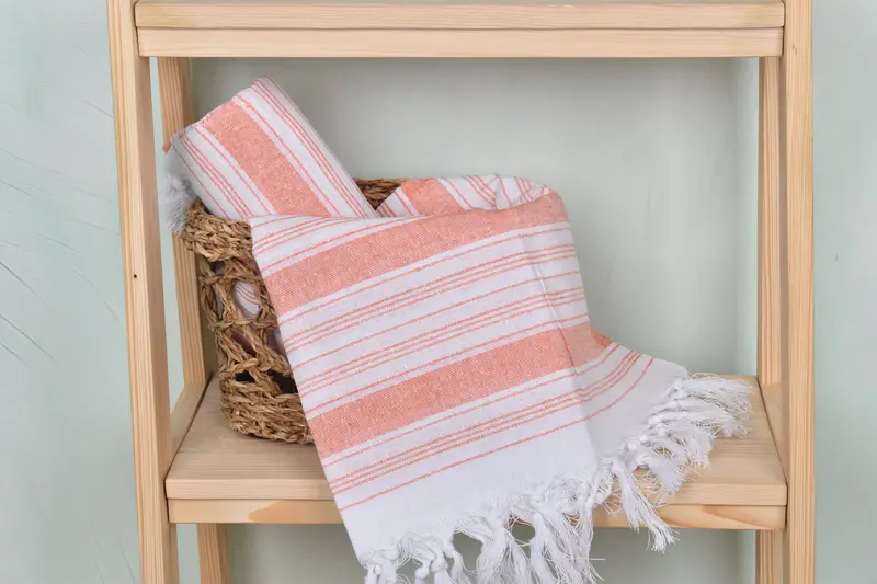 Valentines Day Gift, Luxury Beach Towel, Monogram Turkish Towel, Best Beach Towel, 68x32 Cotton Striped Towel, Bachelor Bachelorette Party Favors - 4