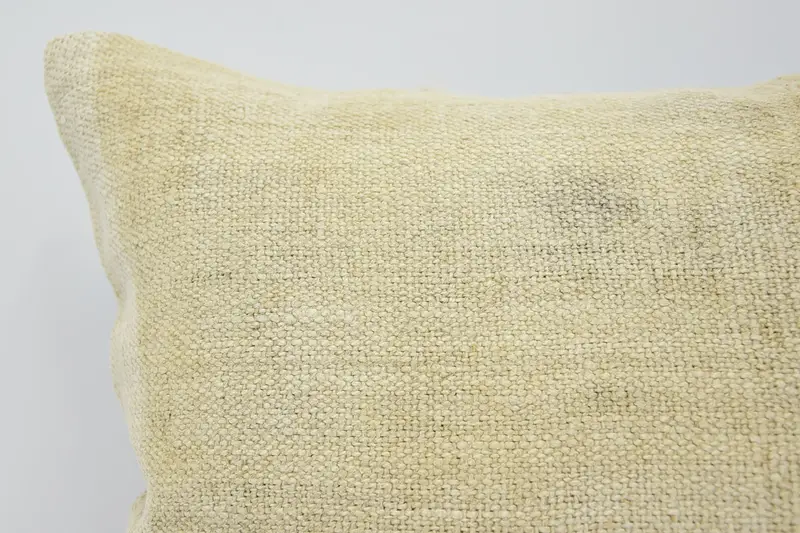 Decorative Pillow Case, Kilim Cushion Sham, 16x16 Beige Cushion, Handmade Kilim Cushion, Bohemian Cushion Pillow, Pillow, Boho Pillow, Pastel Pillow - 2