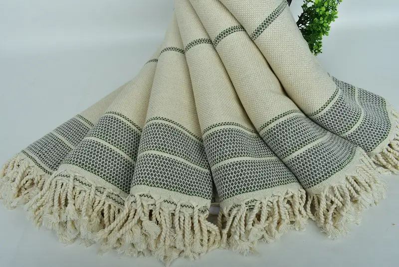 70x36 Linen Striped Towel, Personalised Gift, Summer Towel, Bachelorette Party Decorations, Monogram Turkish Towel, Personalized Bridesmaid Gift - 4