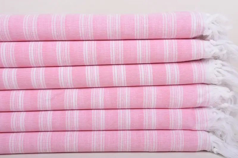 Engagement Gift, 70x40 Cotton Striped Towel, Luxury towel, Gym Towel, Gift For Wedding Day, Lightweight towel, Embroidered Beach Towel, Beach towel - 3