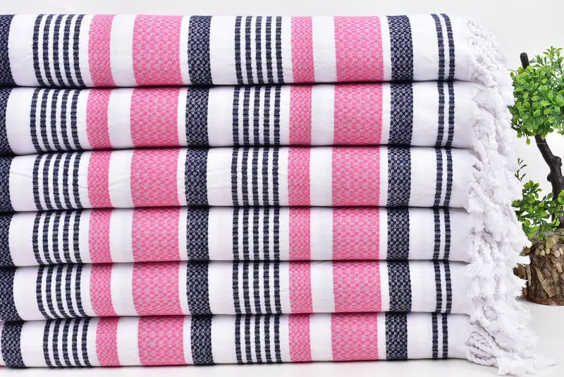 Spa Towel, Maid Of Honor Gift, Beach Towel Personalized, Custom Wedding Gift, 70x36 Cotton Striped Towel, Embroidered Towel, Organic Turkish towel - 3