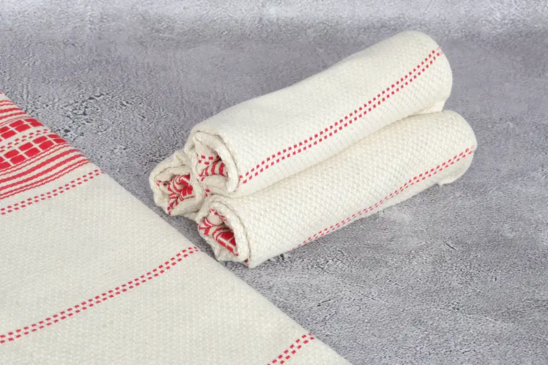 Bridesmaid Gifts, Spa Towel, Small Bath Towels, Personalized Kitchen Towel, Small Towel, Valentine Day Gift For Her, 40x20 Linen Striped Towel - 8