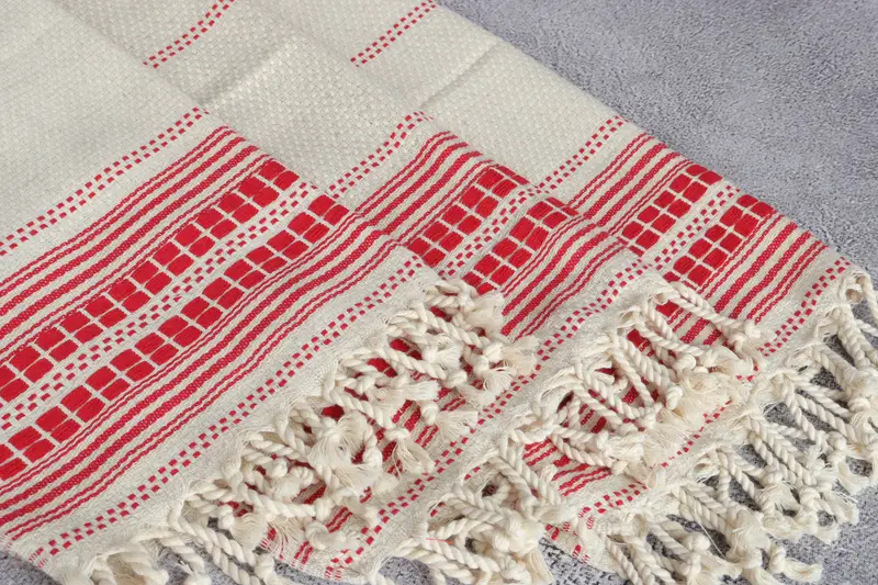 Bridesmaid Gifts, Spa Towel, Small Bath Towels, Personalized Kitchen Towel, Small Towel, Valentine Day Gift For Her, 40x20 Linen Striped Towel - 5