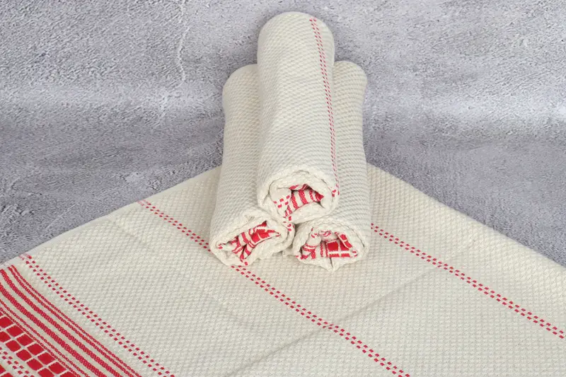 Bridesmaid Gifts, Spa Towel, Small Bath Towels, Personalized Kitchen Towel, Small Towel, Valentine Day Gift For Her, 40x20 Linen Striped Towel - 7