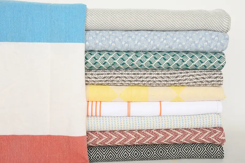 Turkish Towel Hand Towel, Kitchen Towel, Small Bath Towels, Best Wedding Gift, Wedding Gift For Bride, Gifts For Him, 36x18 Cotton Set of 10 Towel - 1