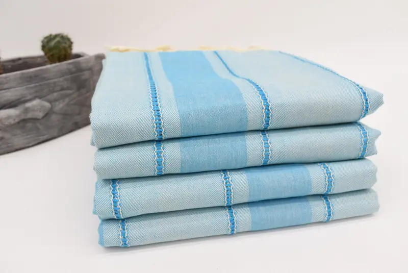 Custom Gift, 68x40 Cotton Striped Towel, Turkish bath towel for spa, Birthday Gift, Best Beach Towel, Monogram Turkish Bath Towel, Handmade Gift - 6