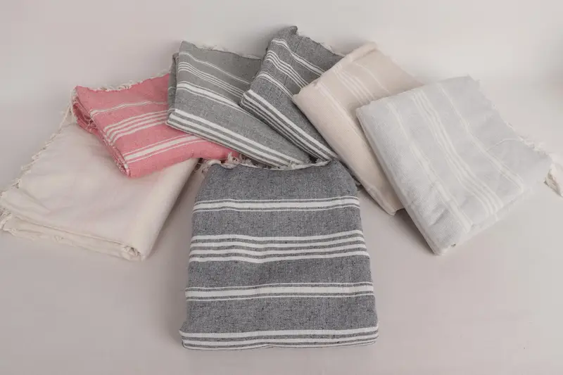 Turkish beach towel, 70x40 Cotton Striped Towel, Travel Towel, Halloween Gifts, Turkish Beach Towel Bulk, Bridesmaid Gift Towel, Turkish bath towel - 3