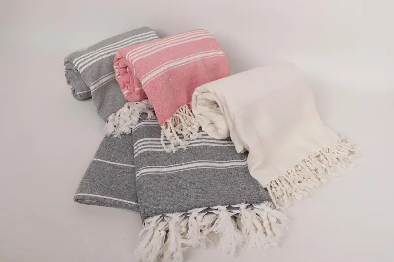 Turkish beach towel, 70x40 Cotton Striped Towel, Travel Towel, Halloween Gifts, Turkish Beach Towel Bulk, Bridesmaid Gift Towel, Turkish bath towel - 5