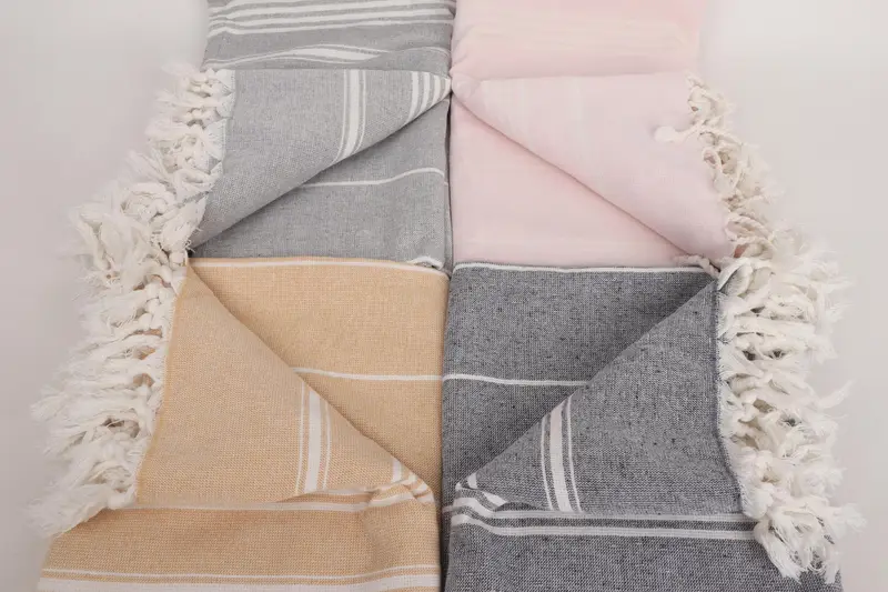Turkish beach towel, 70x40 Cotton Striped Towel, Travel Towel, Halloween Gifts, Turkish Beach Towel Bulk, Bridesmaid Gift Towel, Turkish bath towel - 4