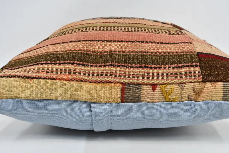 Bright Pillow Case, Pillow Sham, 20x20 Brown Pillow Case, Boho Pillow, Gift Pillow, Wholesale Cushion Cover, Interior Designer Pillow - 6