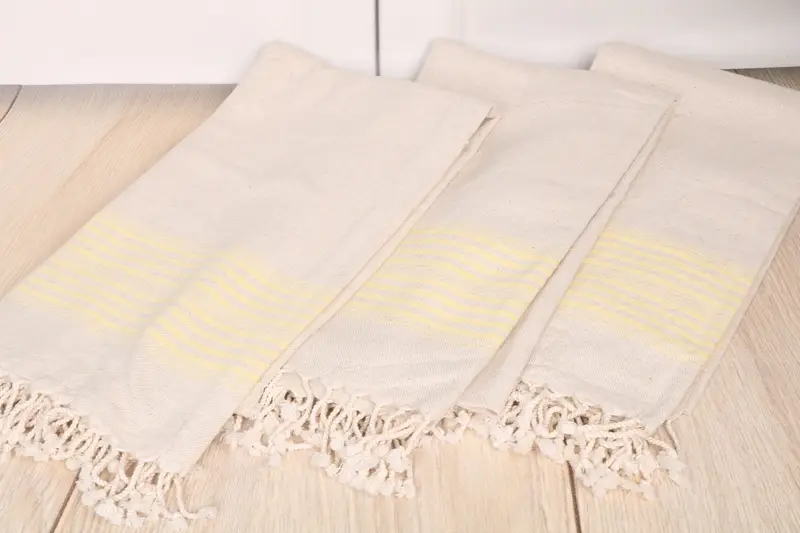 Soft towel, Bachelorette Party Gift, Valentines Day Gift, Summer Gift, Sand-free peshtemal towel for the beach, Spa Towel, 68x40 Linen Striped Towel - 6
