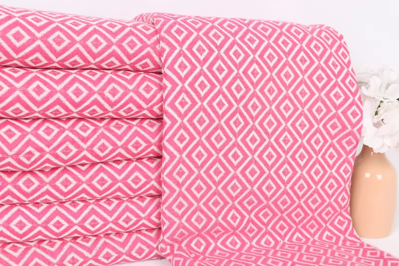 70x40 Cotton Diamond Towel, Embroidery Towels, Gift For Him, Bachelorette Party Decorations, Gift For Her, Organic cotton Turkish peshtemal towel - 2