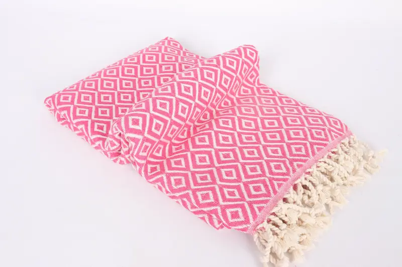 70x40 Cotton Diamond Towel, Embroidery Towels, Gift For Him, Bachelorette Party Decorations, Gift For Her, Organic cotton Turkish peshtemal towel - 6