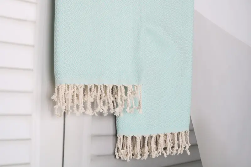 Peshtemal Towel, Employee Gifts, 70x40 Cotton Diamond Towel, Beach Theme Wedding Gift, Bridal Shower Favors, Guest Towel, Personalized Wedding Gift - 8