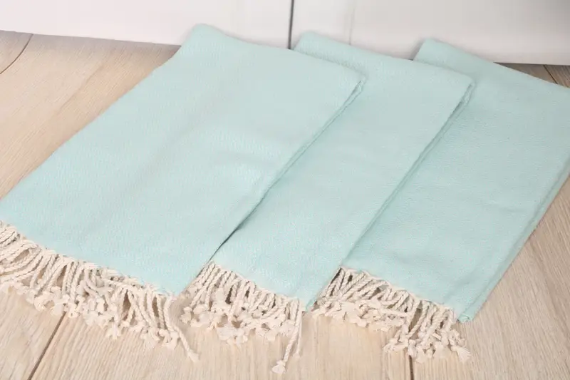 Peshtemal Towel, Employee Gifts, 70x40 Cotton Diamond Towel, Beach Theme Wedding Gift, Bridal Shower Favors, Guest Towel, Personalized Wedding Gift - 6