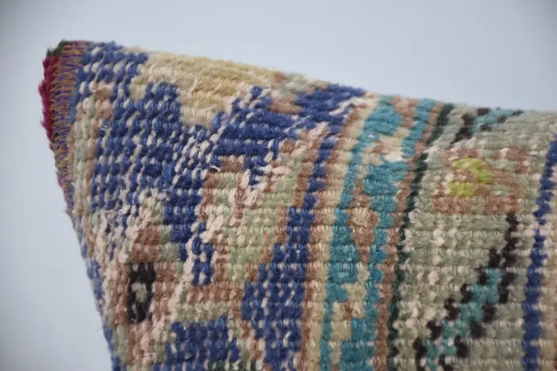 Ethnical Kilim Rug Pillow, Boho Pillow Sham Cover, Sofa Bolster Pillow, 16x36 Red Cushion Cover, Home Decor Pillow, Pillow Sham - 2
