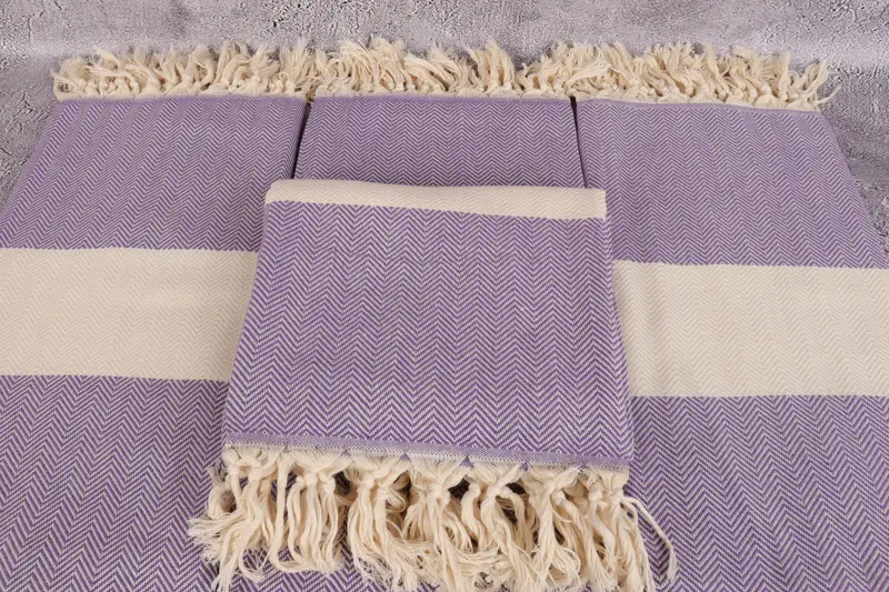 70x40 Cotton Herringbone Towel, Grandma Gift, Wedding Gift, Custom Wedding Towel, Soft towel, Personalized Gifts, Girls Weekend Getaways Ideas - 4