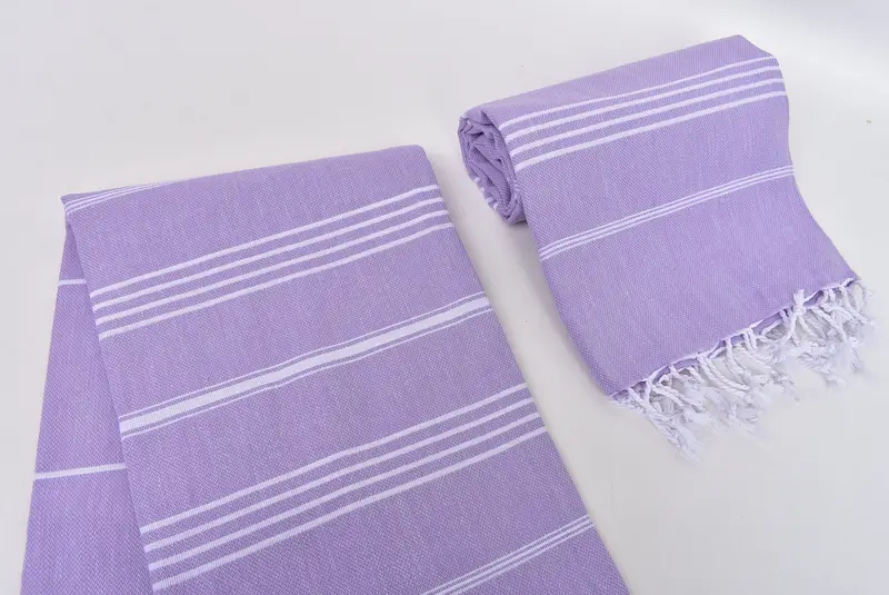 Turkish Bath Towel Set, Peshtemal Towel, Gym Towel, Fouta towel, Quick-dry peshtemal, 70x40 Cotton Striped Towel, Bachelorette Party Favors Beach - 7
